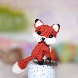 Crochet pattern amigurumi fox, PDF Digital Download, DIY Amigurumi Fox pattern, Autumn toy