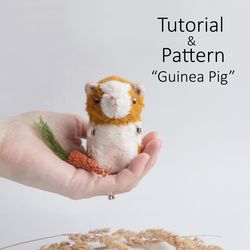 Guinea Pig Tutorial - Soft Doll 8cm - Tutorial and Pattern PDF