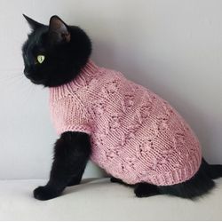 Cat sweater Cat jumper Knitted cat clothes Pets clothes for cats Dog sweater Knit jumper for pets