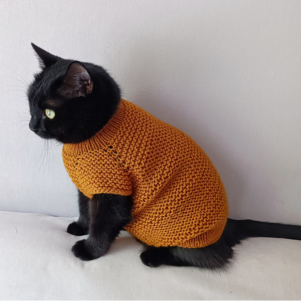 Cat knitted jumper best sale