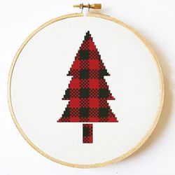 Christmas tree cross stitch pattern, Cross stitch pattern pdf, Crossstitch ornament