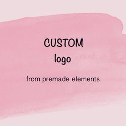 Beautiful custom logo design for small business, feminine logo design