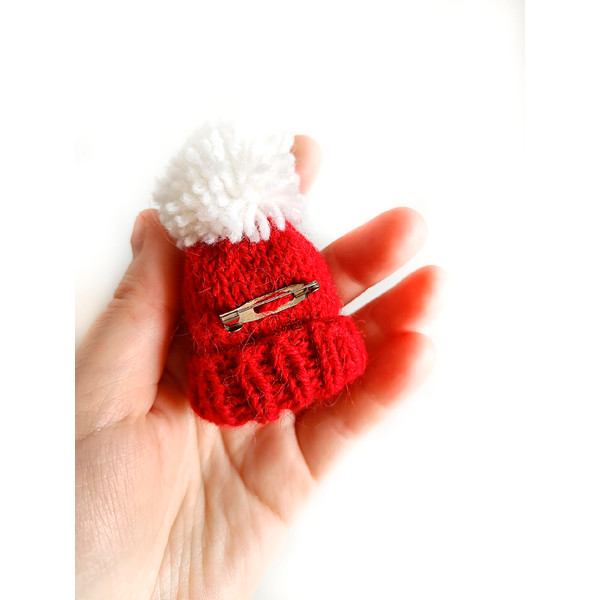 Brooch hat Knitting pattern PDF