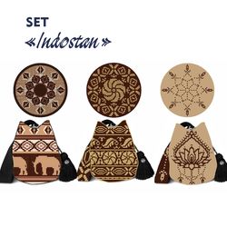 Wayuu mochila bag patterns / Set Indostan