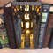 Book nook shelf insert inspired Lord of the rings Bookshelf diorama Mount Fantasy booknook finished Miniature Mini world 4.jpg