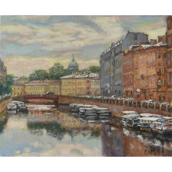 Petersburg Painting Cityscape