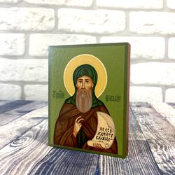 Saint Vitaly | Hand painted icon | Orthodox icon | Religious icon | Christian supplies | Orthodox gift | Holy Icon