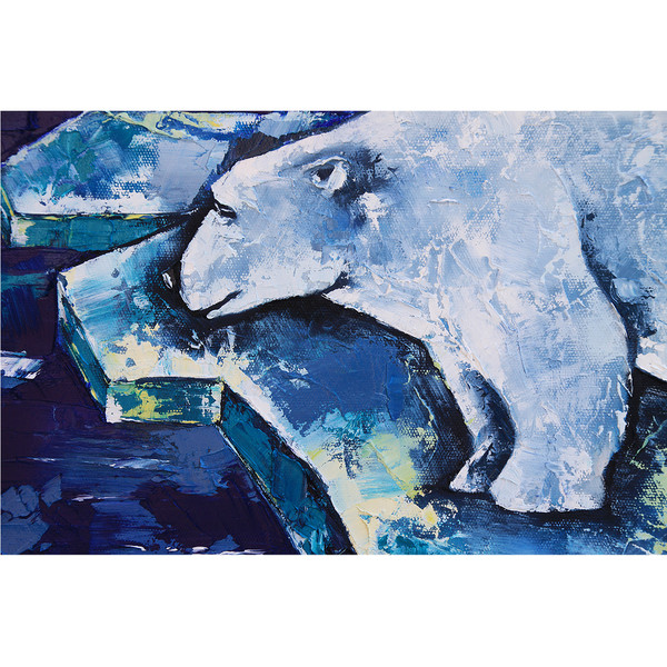 White Bear Painting Animal Original Art_5.jpg