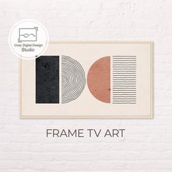 samsung frame tv art | 4k geometric abstract art for the frame tv | contemporary abstract art | minimalist modern art