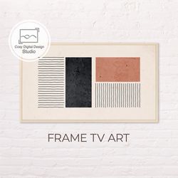 Samsung Frame TV Art | 4k Geometric Abstract Art For The Frame Tv | Contemporary Abstract Art | Minimalist Modern Art |