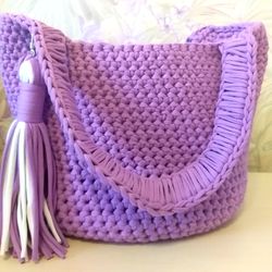 T-shirt bag pattern, crochet pattern bag, crochet market bag, crochet tote pattern