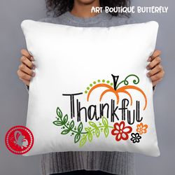 Thankful sign clipart Thanksgiving decorations Home decor Farmhouse wall art Digital downloads files