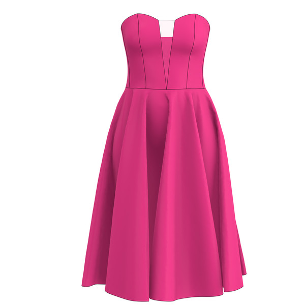 CHARM DRESS FRONT RED.png