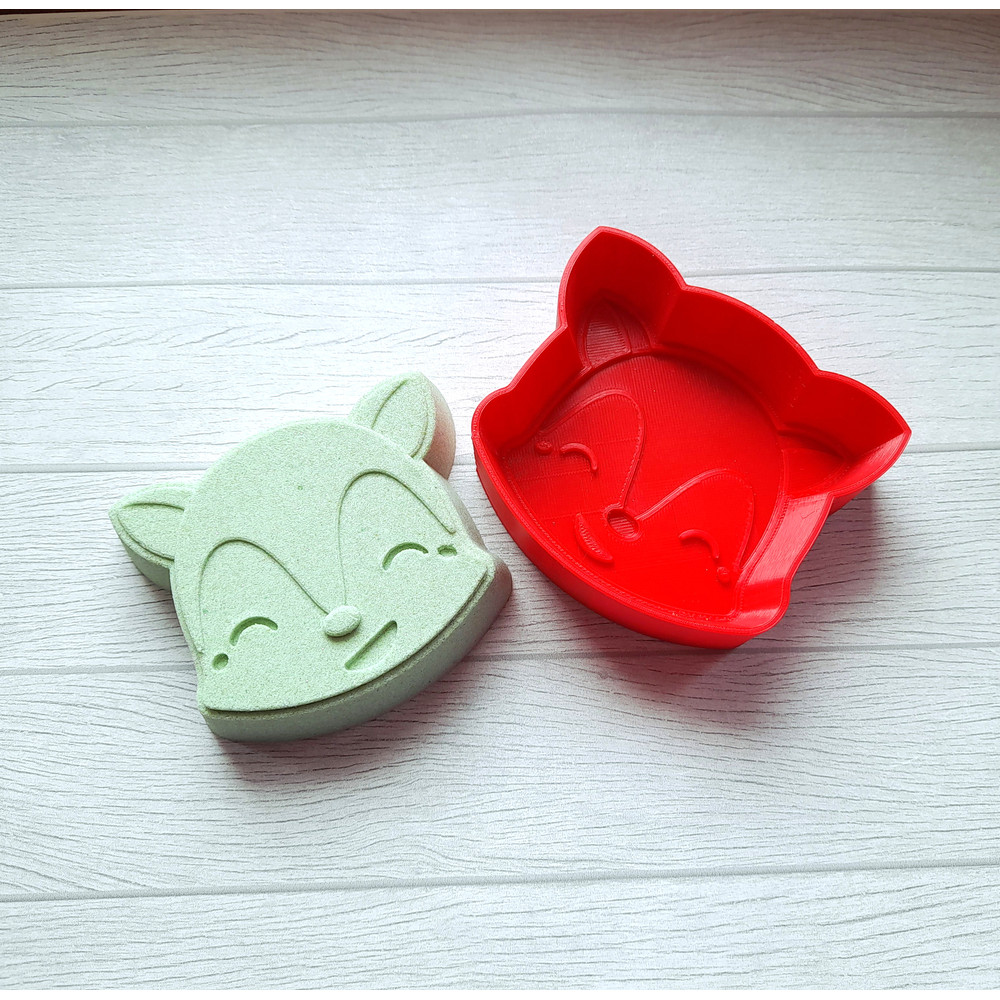 Fox Bath Bomb Mold 3D model
