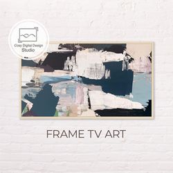 Samsung Frame TV Art | Abstract Multicolored Art For The Frame Tv | Digital Art Frame Tv | Oil Painting For TV