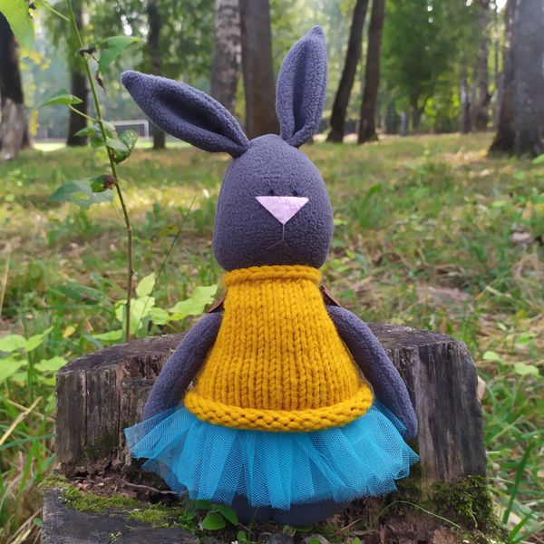 Textile-toy-bright-rabbit-for-a-girl-3