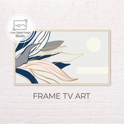 Samsung Frame TV Art | 4k Abstract Multicolor Flower Art For The Frame Tv | Digital Art Frame Tv | Instant Download