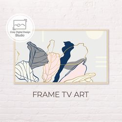 Samsung Frame TV Art | 4k Abstract Multicolor Flower Art For The Frame Tv | Digital Art Frame Tv | Instant Download