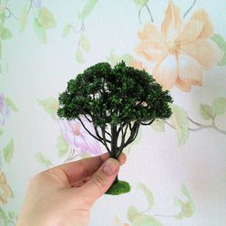 Tree for dollhouse. Miniature tree. 1:12 scale.