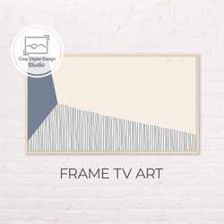 Samsung Frame TV Art | Abstract Pink and Blue Art For The Frame TV | Digital Art Frame TV