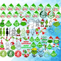 Grinch Bundle Svg, Christmas svg, Trending Svg, Grinch Hand Svg, Grinch Face Svg, Grinch Svg, Clipart, Cricut