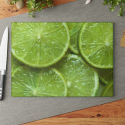 Glass Cutting Board Lime ornament