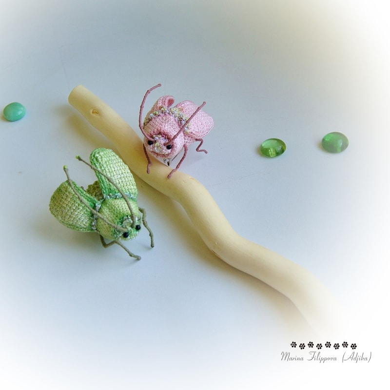Beetle crochet pattern, amigurumi bug toy pattern, crochet DIY, crochet brooch tutorial, how to crochet bug guide 10. jpg