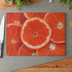 Glass Cutting Board Orange ornament