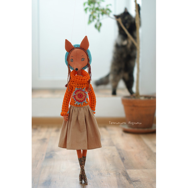 pattern for fox - make your own doll