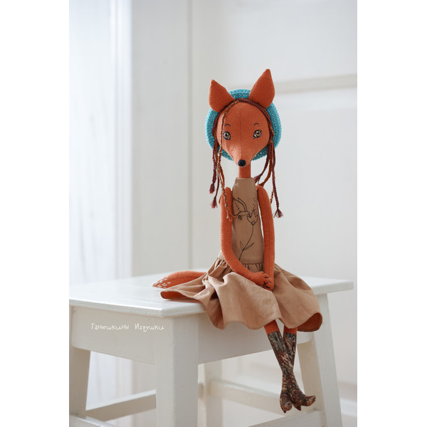 dress sewing pattern for doll fox