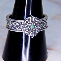 German Silver Ring of Mara / Unusual wedding ring / Celtic ring / Skyrim ritual ring / The Elder Scrolls ring / Oblivion