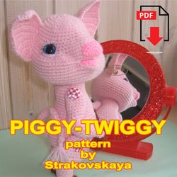 TUTORIAL: Charming PIGGY-TWIGGY crochet pattern