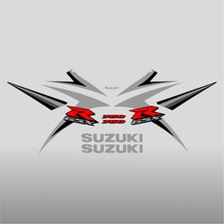 Graphic vinyl decals for Suzuki GSX-R 750 motorcycle 2006-2007 bike stickers handmade