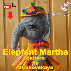PATTERN: Elephant Martha crochet pattern
