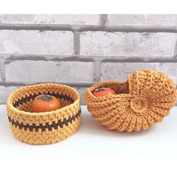 Halloween decorations baskets Fall home and garden gift