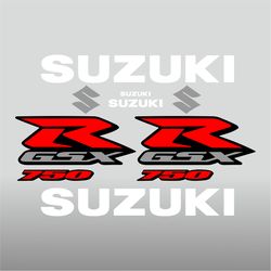 Graphic vinyl decals for Suzuki GSX-R 750 motorcycle 2006-2007 bike stickers handmade