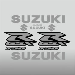 Graphic vinyl decals for Suzuki GSX-R 750 motorcycle 2008-2010 bike stickers handmade