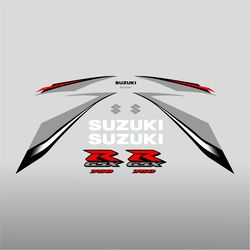 Graphic vinyl decals for Suzuki GSX-R 750 motorcycle 2008-2010 bike stickers handmade
