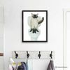 Siamese Cat Print Cat Decor Cat Art Home Wall-103.jpg