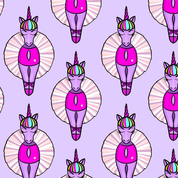 Seamless-pattern-cute-unicorn-ballerina