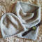 Set of 2: Knit women alpaca Beanie hat and Knit alpaca neckwarmer