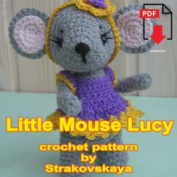 TUTORIAL: Little Mouse Lucy crochet pattern