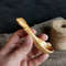 Handmade wooden scoop from willow wood with heart at the handle - 09