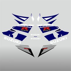 Graphic vinyl decals for Suzuki GSX-R 1000 motorcycle 2003-2004 bike stickers handmade