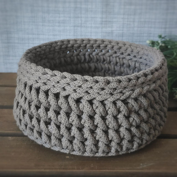 Small-Crochet basket-for-home- color-for cosmetics-for small things-Crochet decor-basket for decoration-home decor-room-decor-home-accessories-home-and-decorati