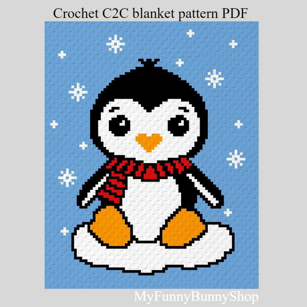 Penguin baby blanket pattern 2025