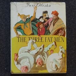 Yuri Olesha The three fat men. Kalaushin 1970 Children's book Illustrated book Rare Vintage Soviet Book USSR in English