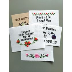 Custom Cross Stitch, Unique Gift Embroidery