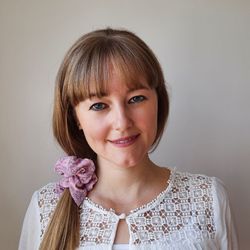 soft unique scrunchy, elastic band hair handmade accessories from cotton