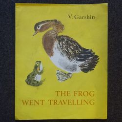 The Frog Went Travelling . Drawings by N. Charushin Fairy Tale Children's Illustrated book Rare Vintage Soviet Book USSR